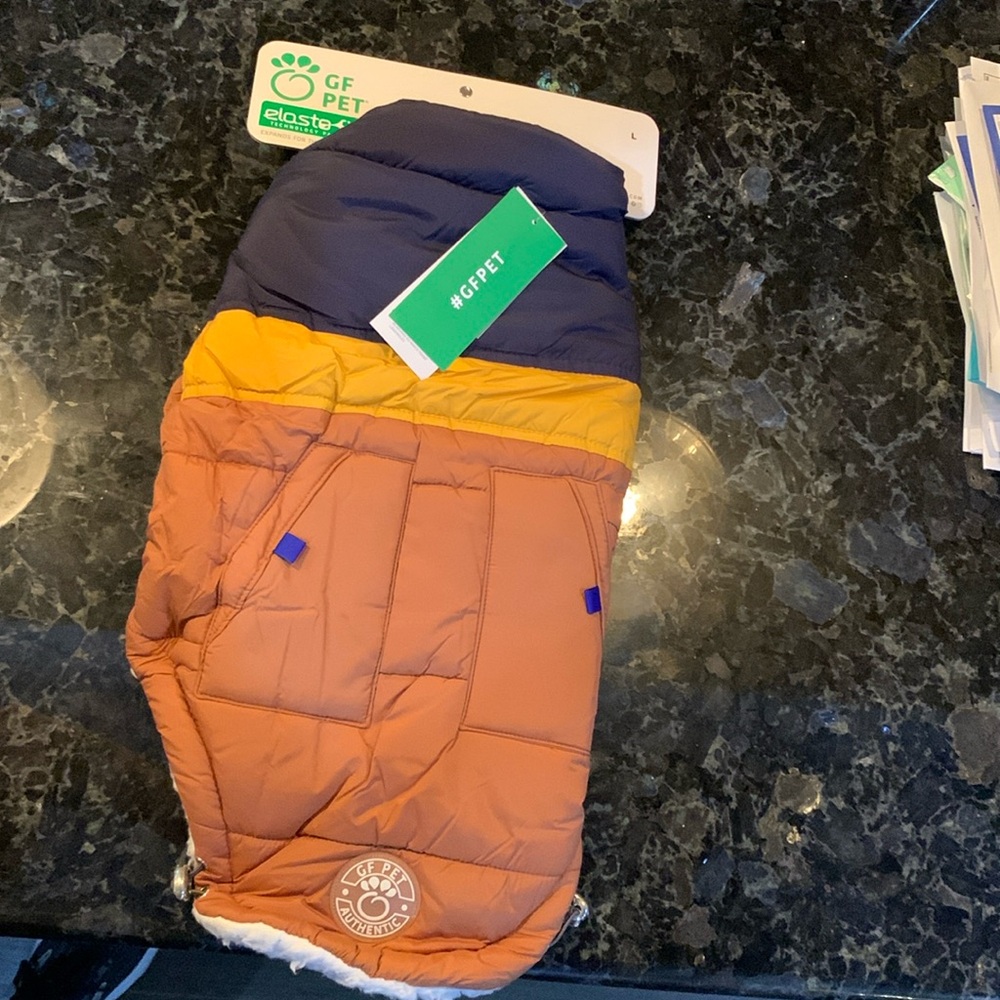 GF Pet Fleece Lined Puffer Jacket Size L